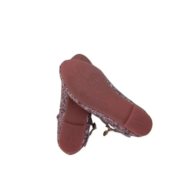 NWOT Toddler Girls Dress Shoes Princess Low Heels Girls Mary Jane SZ 12.5 Pink - Picture 5 of 6